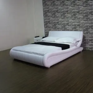 Vendita calda mobili per camera da letto letto moderno in pelle Pu letto King Size letti in ecopelle telaio