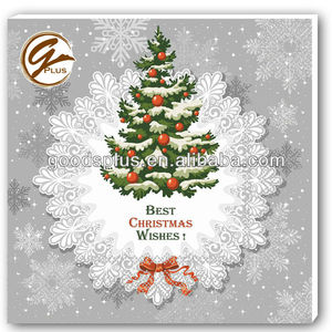 Serviettes en papier colorées en gros, nouveau modèle noir 33x33 pour Noël, Pâques et la Journée de la Terre - Product Image 6
