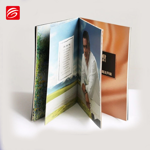 Custom Made Die Cut Cardboard Brochure Printing Custom Printed Catalogue &amp; <strong>Leaflet</strong> Commercial <strong>Paper</strong> Product - Product Image 1