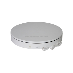 12 pulgadas de color blanco plástico eléctrica dispositivo de rotación para las plantas de jardinería - Product Image 3