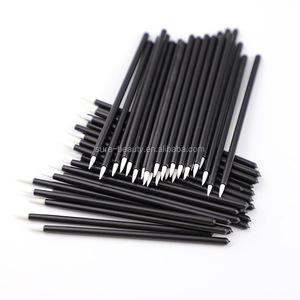 50pcs <span class=keywords><strong>pinceau</strong></span> <span class=keywords><strong>Eyeliner</strong></span> en fibre de couleur blanche pour outils cosmétiques de beauté - Product Image 4