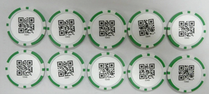 Fabriqué sur mesure votre jeton de poker Design avec ou codes ou numéros de série - Product Image 3