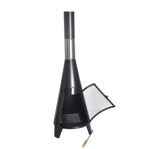 SEJR Extérieur Jardin <span class=keywords><strong>Vertical</strong></span> <span class=keywords><strong>Barbecue</strong></span> à Charbon avec Cheminée 38x122 cm - Product Image 1