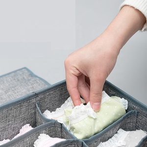Reggiseno a prova di polvere chiaro contenitore quadrato pieghevole scatola portaoggetti e biancheria intima per la casa porta calzini contenitore in tutti i colori