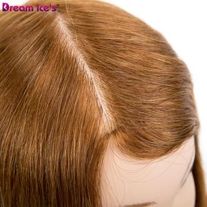 Cabeza de Maniquí de Espuma para Peluquería, Cabeza de Entrenamiento con Cabello Humano 100% Natural, Liso y Sedoso, Ondulado, 35 cm, Tamaño de Cabeza Apto para Permanente - Product Image 6