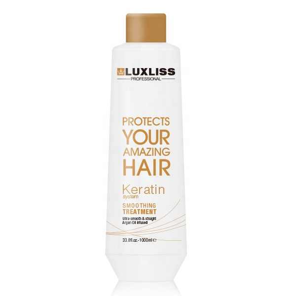 Professional salon hair product for frizzy hair keratin smoothing treatment for colored hair