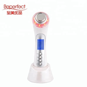 <span class=keywords><strong>Beperfect</strong></span> Anti aging 3 color 5 U galvanic Ion Photon facial massager 3 Mhz skin care - Product Image 1