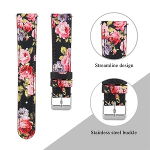 Bracelet de <span class=keywords><strong>montre</strong></span> en cuir personnalisé ESD 22 mm 20 mm pour <span class=keywords><strong>Samsung</strong></span> <span class=keywords><strong>Gear</strong></span> S3 Galaxy Watch Active 46 mm - Product Image 4