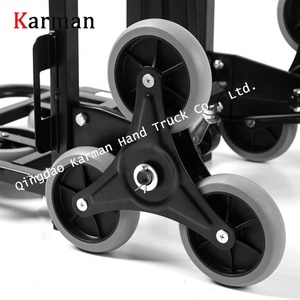 Chariot <span class=keywords><strong>à</strong></span> main <span class=keywords><strong>à</strong></span> <span class=keywords><strong>6</strong></span> <span class=keywords><strong>roues</strong></span> pour monter les escaliers, chariot de courses portable, pliable, petit chariot pratique, chariot <span class=keywords><strong>à</strong></span> bagages - Product Image 4