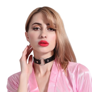 Collier de Bondage en cuir pour adulte, bijoux, jouets sexuels, vente en gros, - Product Image 4