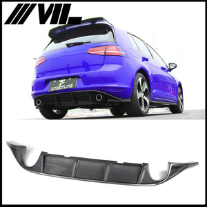Lame de pare-choc arrière en Fiber de carbone, accessoire pour voiture, pour VW <span class=keywords><strong>GOLF</strong></span> <span class=keywords><strong>7</strong></span> MK7 <span class=keywords><strong>GTI</strong></span> - Product Image 2