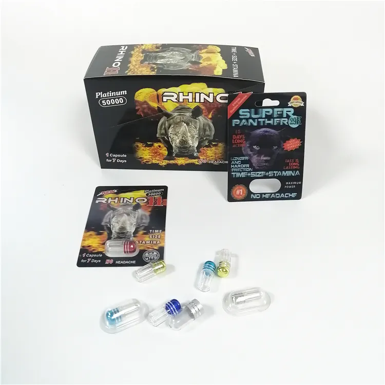 Red Rhino 69 капсулы для увеличения пениса, баночка, пилюли, пластиковые медицинские бутылки