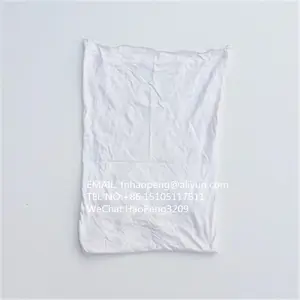 Bianco lenzuolo di cotone rifiuti stracci di utilizzare per la pulizia della macchina pittura ad olio