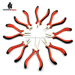 8pcs Mini Pliers Set 5 inch Jewelry Pliers Kit Bead Nippers Set