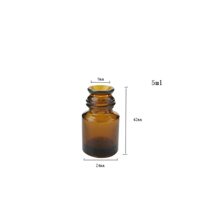 ขวดแก้วสีน้ำตาลขนาด30มล. 1ออนซ์พร้อมปากกระดิ่งสำหรับบรรจุภัณฑ์น้ำหอมน้ำมันหอมระเหย - Product Image 5