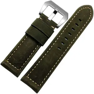 Crazy Horse Lederen Bandjes Voor Horloges Super Kwaliteit Echt Lederen Horlogebanden 18Mm 20 Mm 22 Mm 24 Mm