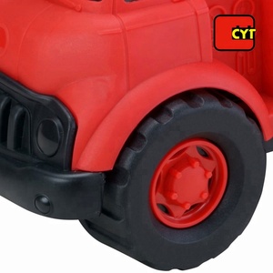 <span class=keywords><strong>Los</strong></span> niños juegan bajo techo ladrillo de dibujos animados juguete camión de bomberos con 11 unids - Product Image 3