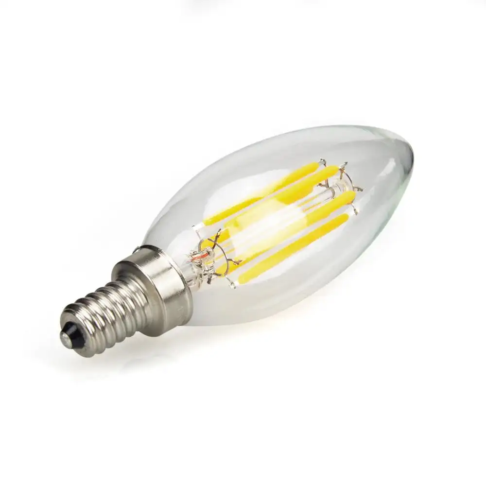 AC 120/220V E12/E14/E17/E26 C35 6W สมาร์ทหลอดไฟหรี่แสงได้นำหลอดไฟสำหรับแสงในร่ม