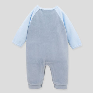 2019 vestiti per bambini economici di alta qualità 80% cotone 20% poliestere velluto I Love Daddy and Mummy Design Winter Baby <span class=keywords><strong>pagliaccetto</strong></span> - Product Image 6