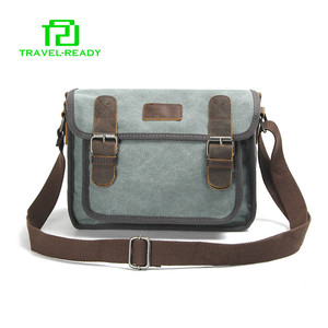 Nuevo modelo estilo pequeño maletín de lona de los hombres bolsa de mensajero en stock - Product Image 2