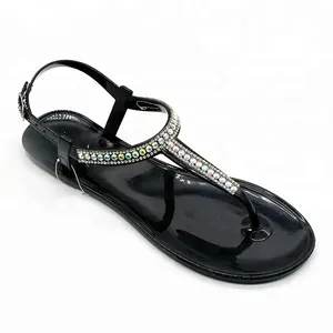 Zomer Hawaii Strand Sandalen Platte Gelei Schoenen Dames Meisjes Sexy T Strap Voeten Ontwerp Jelly Sandalen Voor Vrouwen