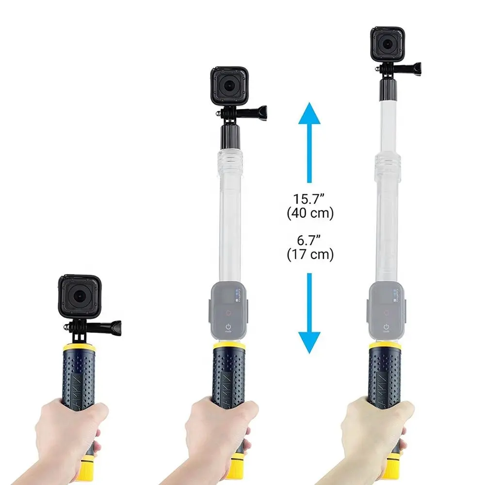New Floating Hand Grip Waterproof Telescopic Pole