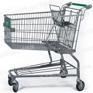 140L mobile alimentaire métal acier <span class=keywords><strong>caddies</strong></span> avec roues - Product Image 2