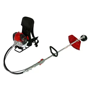 JUSEN 2 stroke engine garden petrol gas gasoline backpack weed grass trimmer brush cutter machine with spare parts