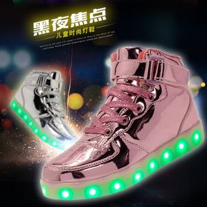 عرض رائع من المصنع أدى مع أحذية عالية أعلى الدانتيل حتى وامض أدى للأطفال للجنسين - Product Image 3