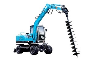 Mini Máy Xúc Tập Tin Đính Kèm EX58 EX58MU Lỗ Digger Auger cho Trái Đất Khoan