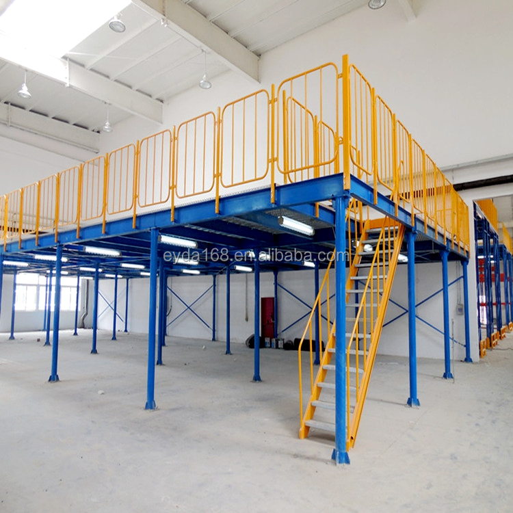 Entrepôt De Stockage En Acier Résistant Adapté Aux Besoins du client Plate-Forme de Structure