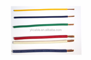 ลวดทองแดงที่เป็นของแข็งพีวีซีหุ้มฉนวนสายไฟประเภทต่างๆ Electrical16 AWG 300/500V <span class=keywords><strong>THW</strong></span> - Product Image 5