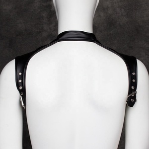 Maschile Sex Toy cintura in pelle Bondage Slave imbracatura per le spalle pettorali abbigliamento Fetish per gli uomini Gay pettinature pettorali cinture per le spalle - Product Image 4