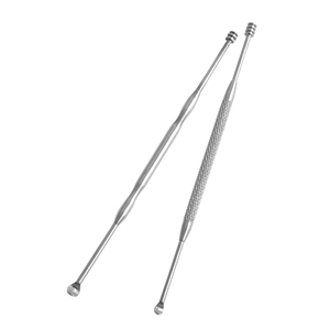 Limpiador de orejas de acero inoxidable de doble punta, herramienta de cuchara para oreja, limpiador de oídos en espiral, removedor de cera, gran oferta - Product Image 5