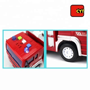 <span class=keywords><strong>Camion</strong></span> <span class=keywords><strong>de</strong></span> pompiers à friction pour enfants, modèle 1:20, <span class=keywords><strong>jouet</strong></span> <span class=keywords><strong>de</strong></span> voiture à inertie avec lumières - Product Image 4