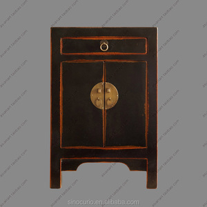 Mobili cinesi in legno antico comodino antico TB2 - Product Image 4