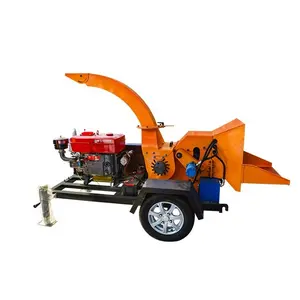 CE được phê duyệt máy kéo gắn máy 8 inch gỗ gỗ chipper cho máy kéo