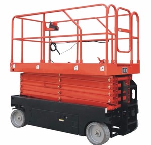 300 KG 660lbs10m-<span class=keywords><strong>12m</strong></span> altura de elevación Self-Propelled todo eléctrica aérea plataforma de trabajo