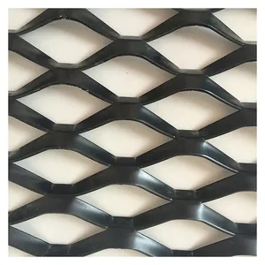 Factory supply diamond plaster wall wire mesh expanded metal in rhombus mesh walkway mesh