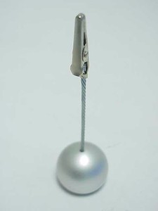 Porte-mémo carré en aluminium à base blanche - Product Image 6