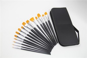 Nguồn cung cấp nghệ thuật bán buôn acrylic sơn bàn chải bộ với tổng hợp tóc - Product Image 3