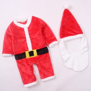 0-18 m de Navidad lindo bebé mameluco cosplay <span class=keywords><strong>santa</strong></span> <span class=keywords><strong>claus</strong></span> ropa - Product Image 3