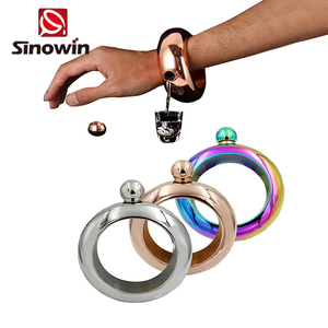 Douxlierre Vòng Tay Bình Đeo Hông Mini Vòng Tay Thời Trang Bình Bằng Thép Không Gỉ Sáng Tạo - Product Image 4