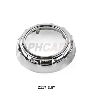 Visión materia prima de importación Z117 cubierta 3 pulgadas bi xenon lente del proyector cubiertas universal para Q5, HL-5, h1 proyectores