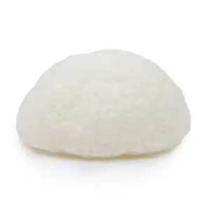 Lụa Collagen Bé Tắm Bọt Biển Bọt Biển Bán Buôn Trắng Tự Nhiên Konjac Sponge 5 Năm Ở Trạng Thái Khô; 2 Năm Trong Bàn Chải Ướt