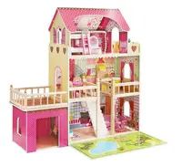 2020 di vendita superiore classico per bambini in legno casa di bambola per il commercio all'ingrosso