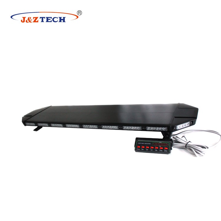 Алюминиевый корпус черная поверхность крыша двойного грузовика Янтарная мигающая полноразмерная Стробоскопическая световая балка