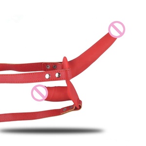 Dubbele <span class=keywords><strong>Dildo</strong></span> Broek Elastische Harness Strap-On Voor Vrouw Riem Op <span class=keywords><strong>Penis</strong></span> - Product Image 1