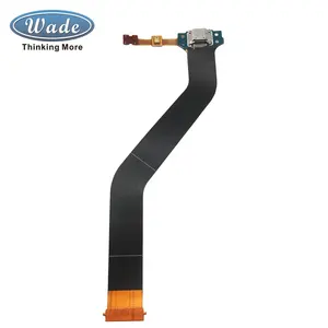 Wadegroup-piezas de repuesto para tableta, Cargador USB, poste de carga, Cable flexible para Samsung Galaxy Tab 4 T530