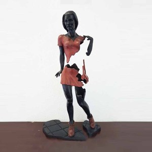 Statue française en métal, sculptures de <span class=keywords><strong>Voyage</strong></span> féminins, fabrication d'usine, pour décoration de maison, - Product Image 1